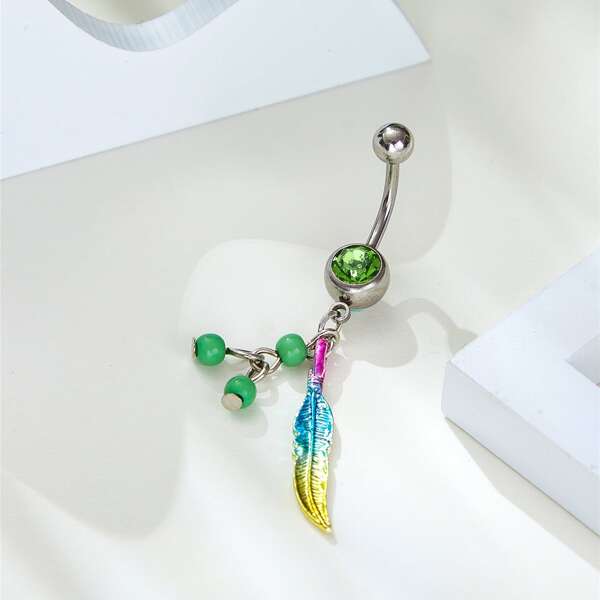 

Bead Tassel Belly Bar, Multicolor