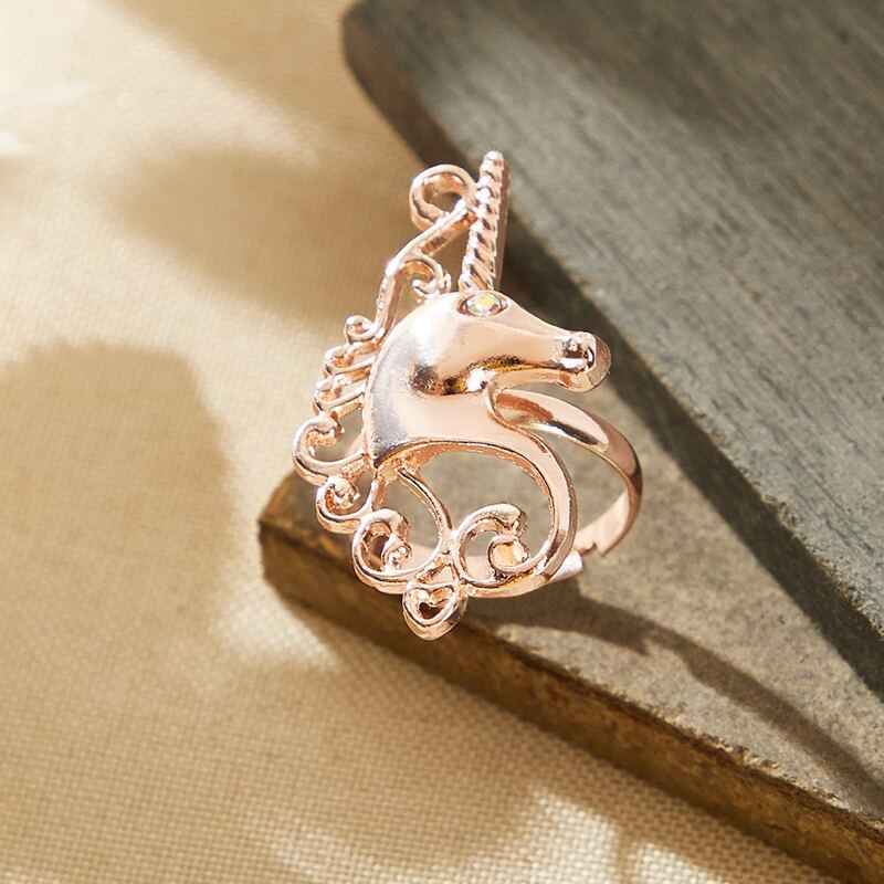 

1pc Unicorn Ring, Gold