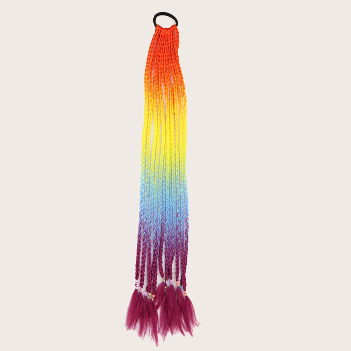

Gradient Braids Ponytail Hair Extension, Multicolor