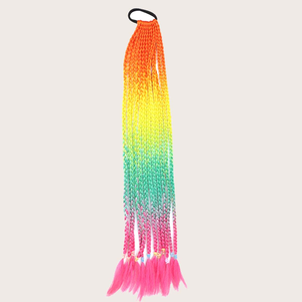 

Gradient Braids Ponytail Hair Extension, Multicolor