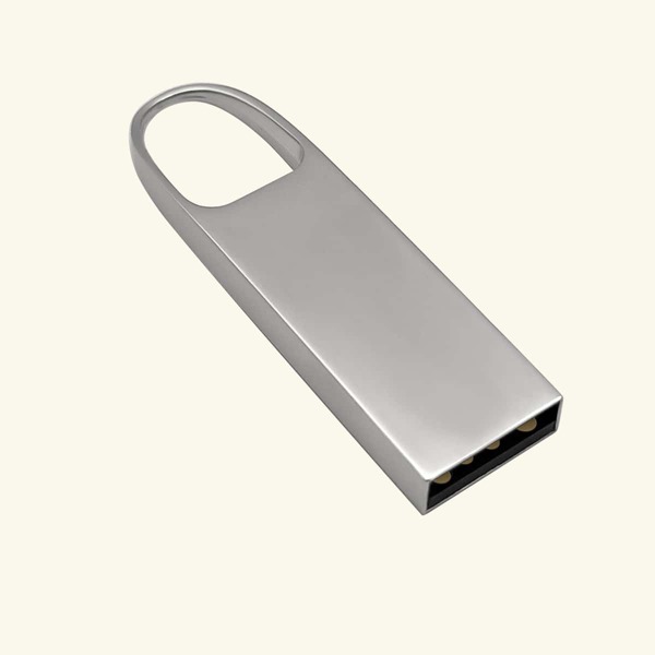 

1шт минималистский USB-флеш-накопитель, Серебряные
