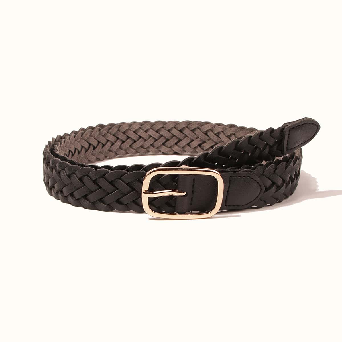 

Metal Buckle Belt, Black