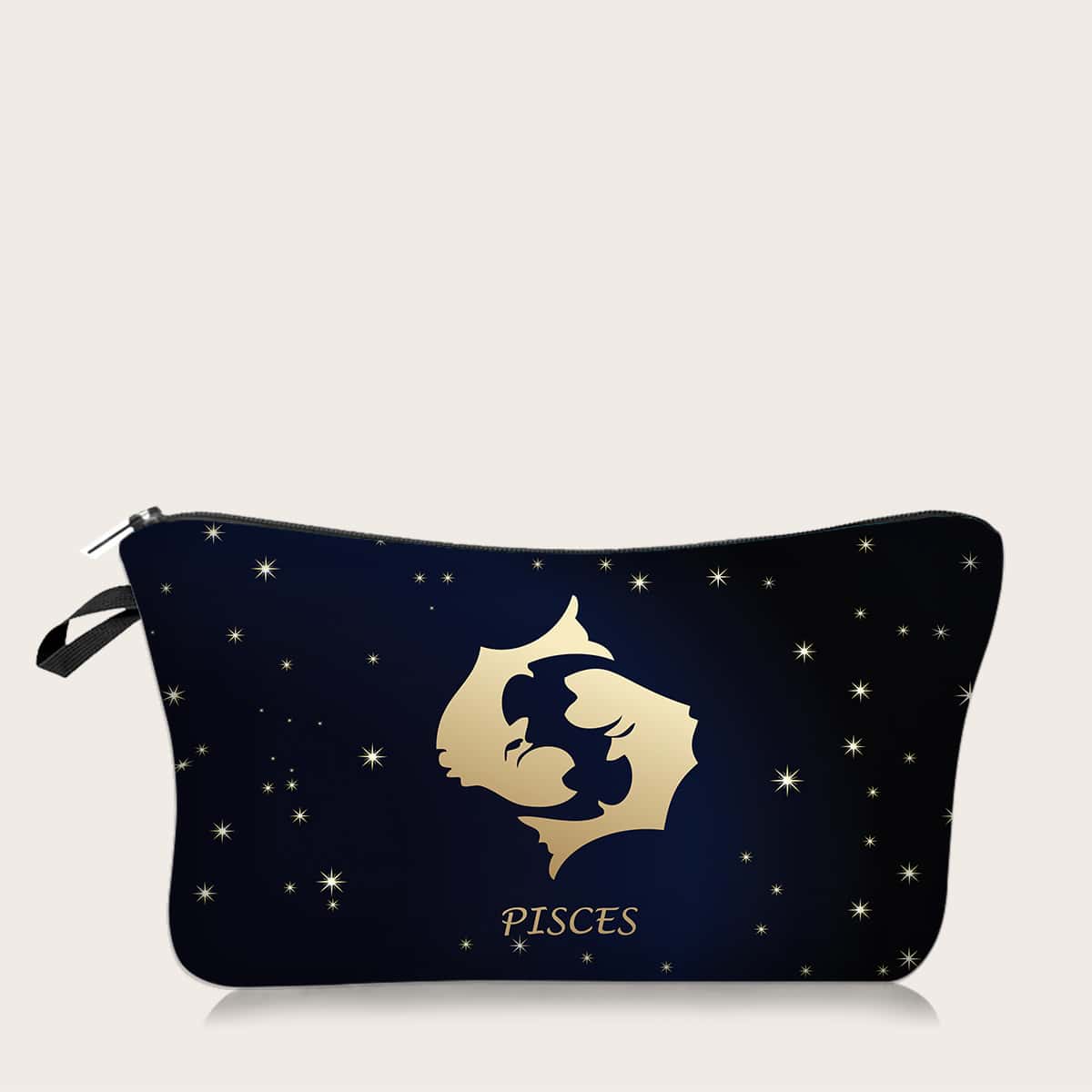 

1pc Constellation Pattern Makeup Bag, Multicolor