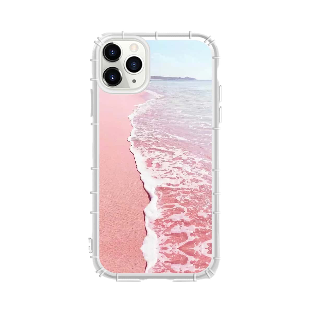 

1pc Beach Print iPhone Case, Multicolor