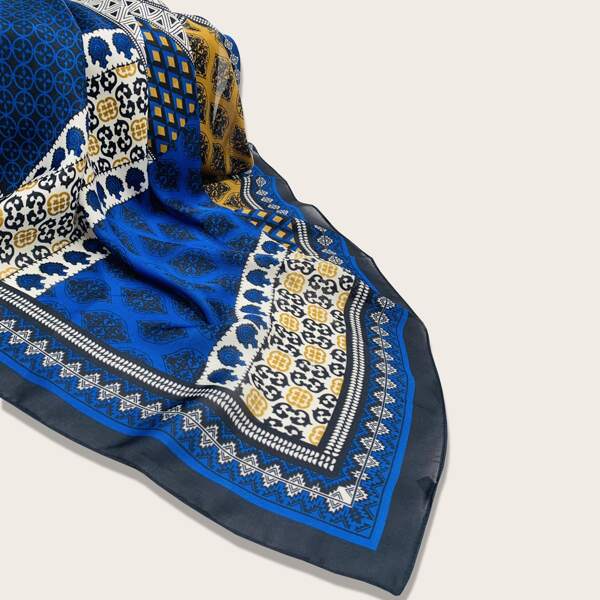 

Geometric Pattern Bandana, Multicolor