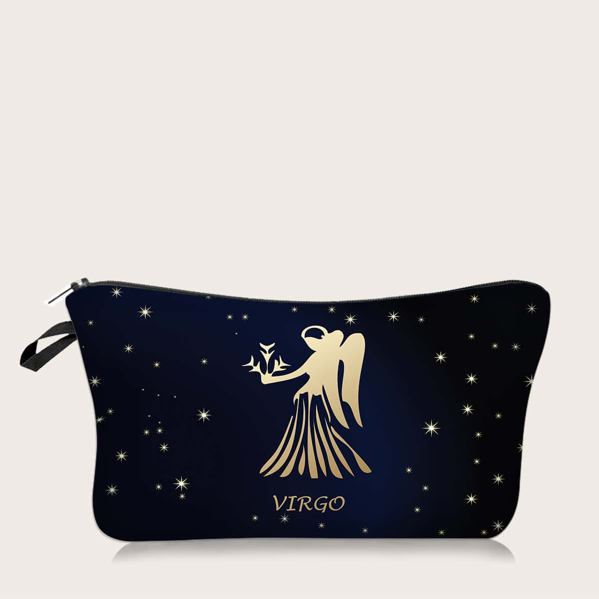 

1pc Constellation Pattern Makeup Bag, Multicolor