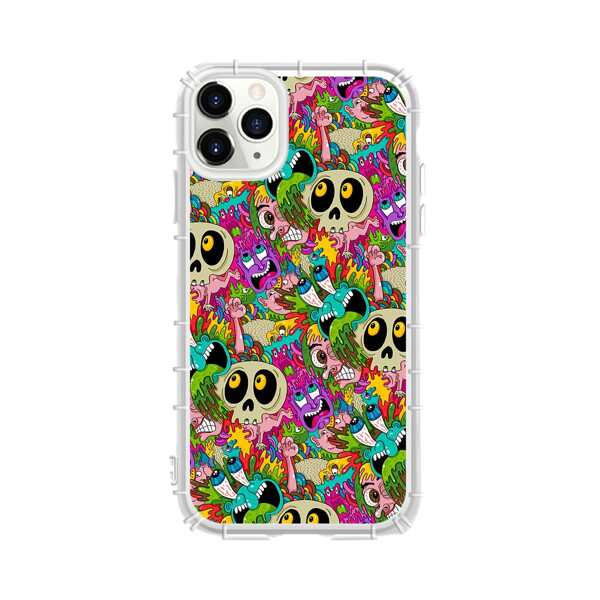 

1pc Cartoon Graphic iPhone Case, Multicolor