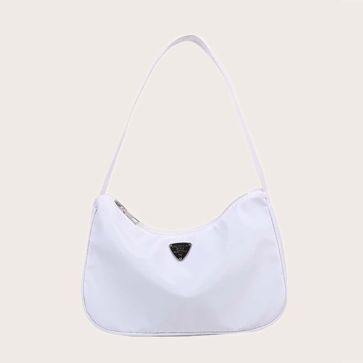 

Minimalist Baguette Bag, White