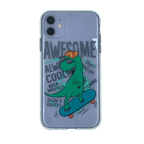 

1pc Cartoon Graphic iPhone Case, Multicolor