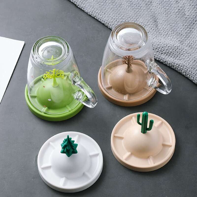 

4pcs Plastic Cup Drain Rack, Multicolor