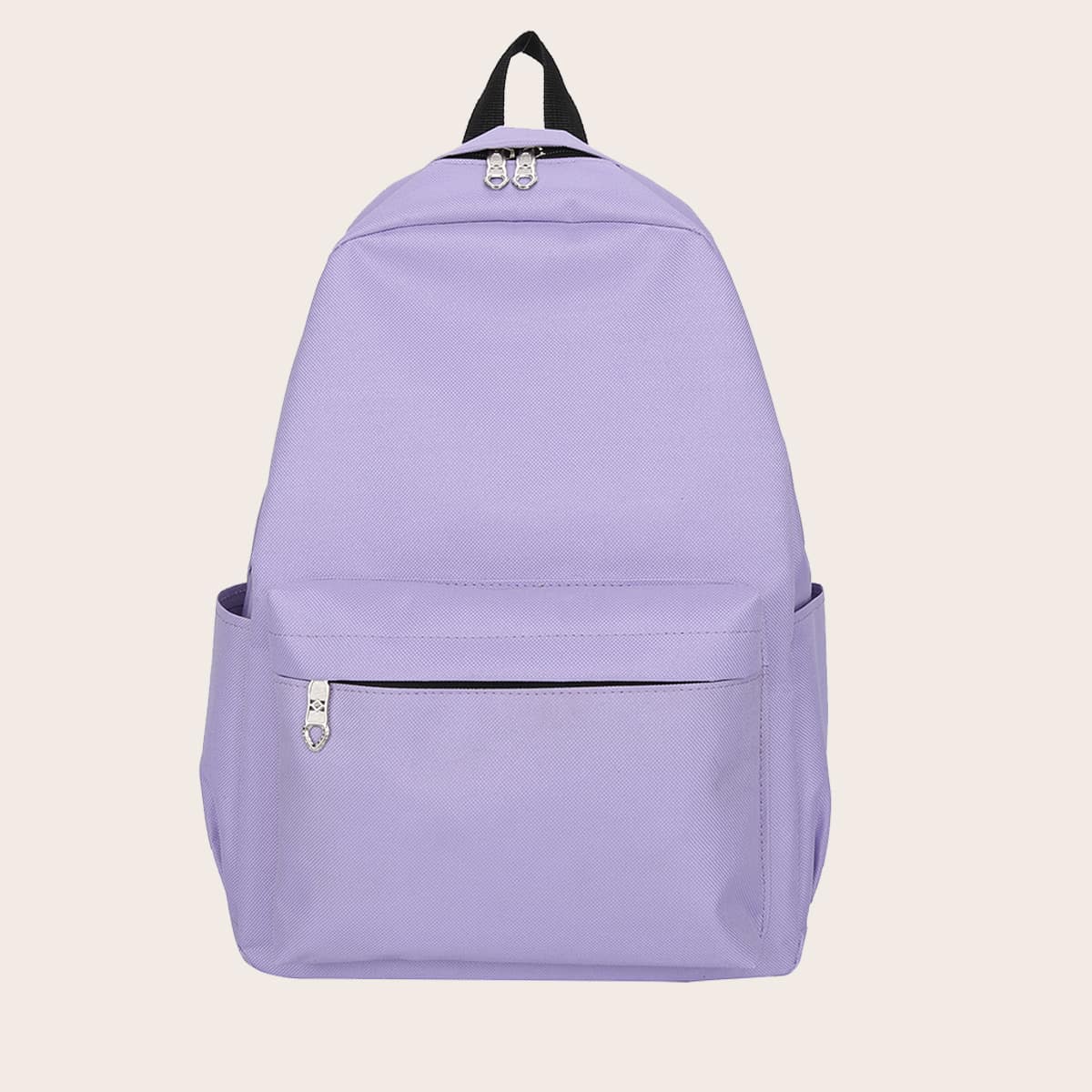 

Minimalist Large Capacity Canvas Backpack, Purple