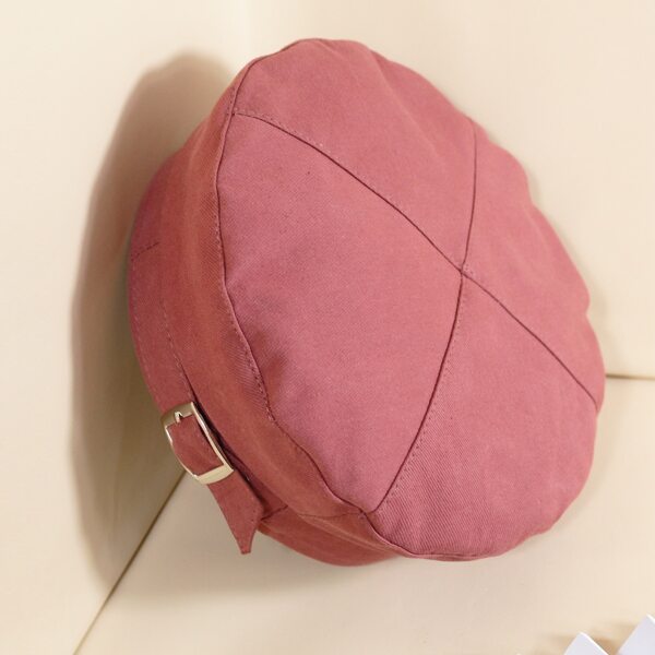 

Simple Plain Beret, Red