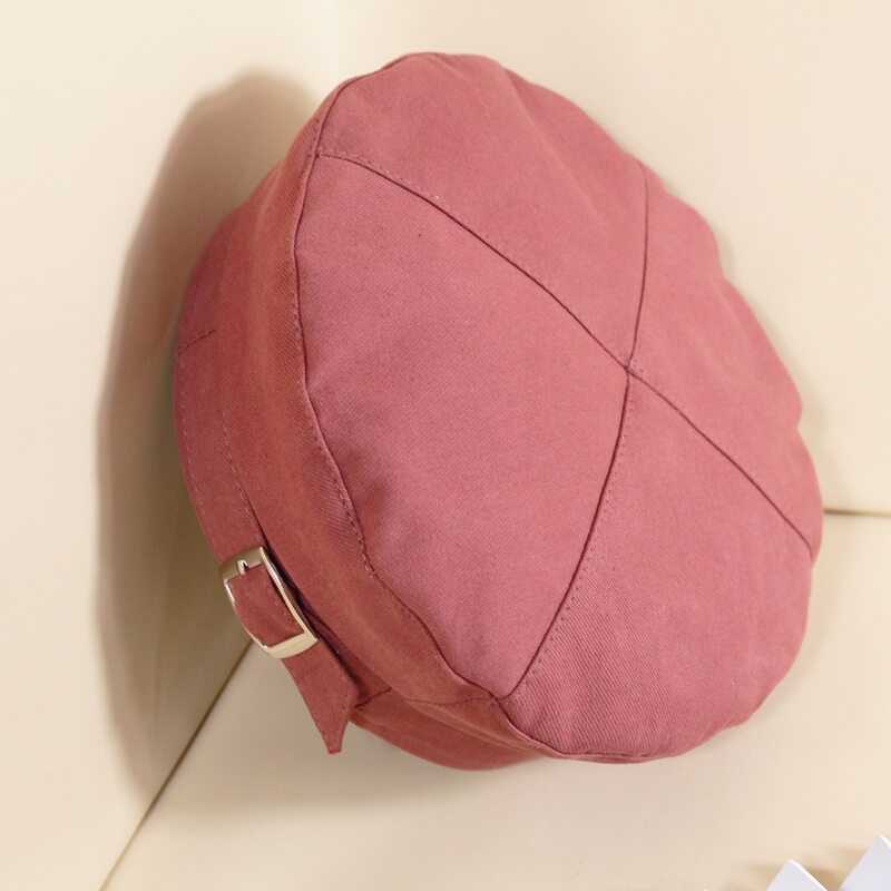 

Simple Plain Beret, Red