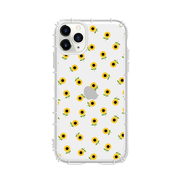 

1pc Flower Print Clear iPhone Case