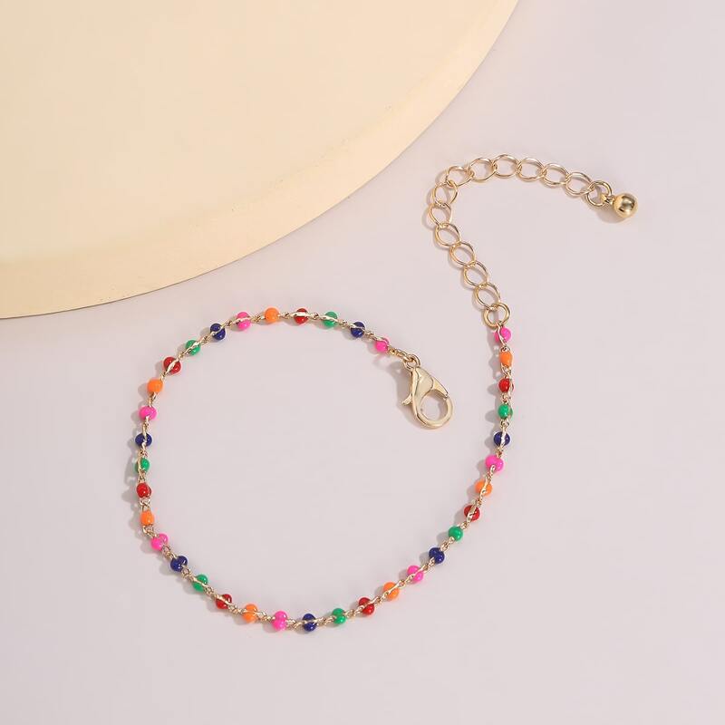 

Colorful Beaded Choker, Multicolor