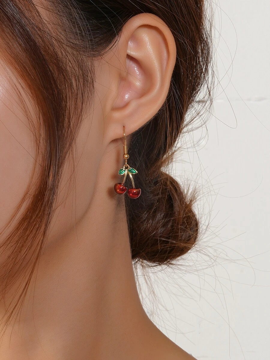 Bông tai Cherry Cherry Drop - Nhiều màu - Xem 1