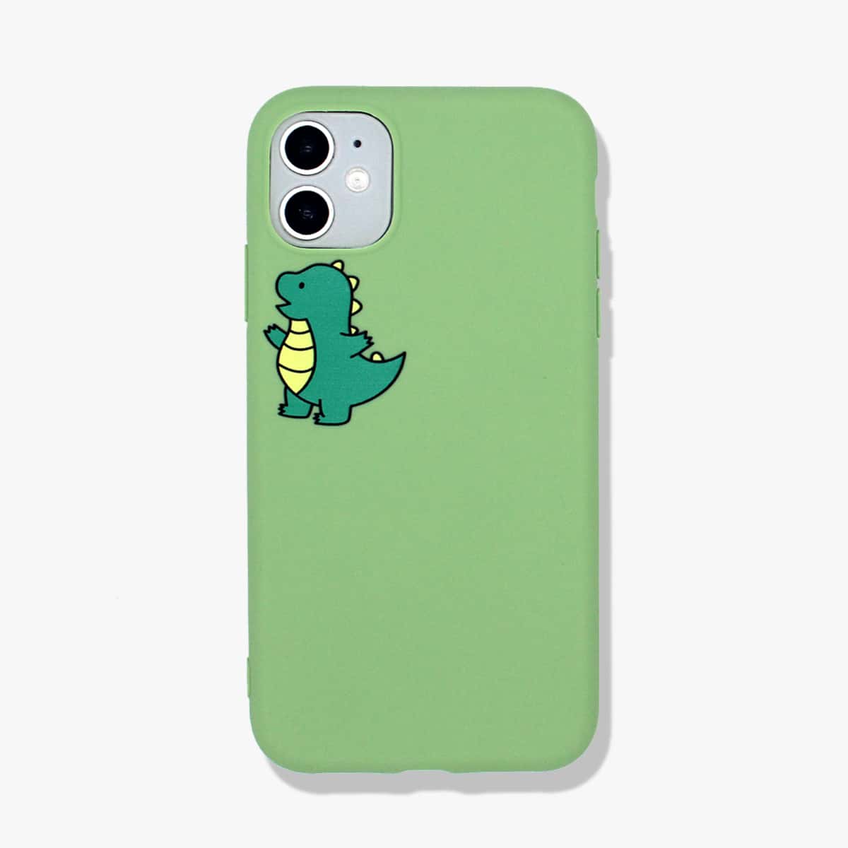 

1pc Dinosaur iPhone Case, Green