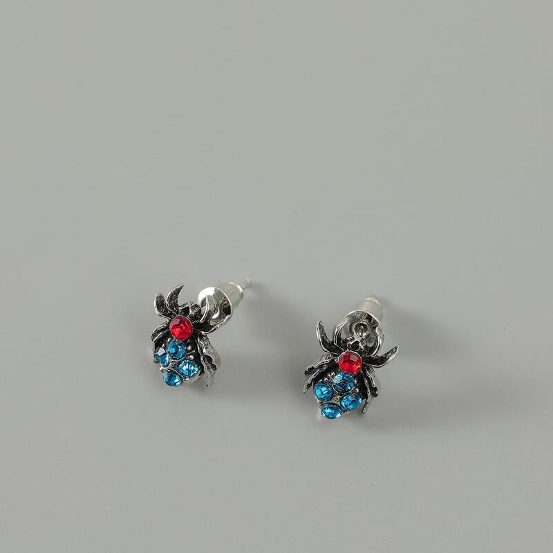 

Guys Spider Design Earring Jackets, Silver