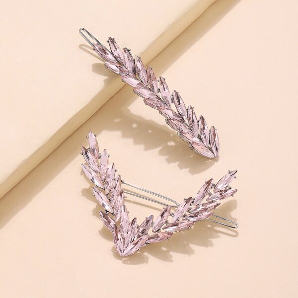 

Gemstone Hair Clip, Pink