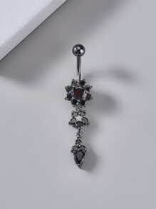 男士銅花朵設計腹部條形和男士,龐克穿孔,A時尚身體鏈禮品適用於任何場合