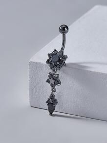 男士銅花朵設計腹部條形和男士,龐克穿孔,A時尚身體鏈禮品適用於任何場合