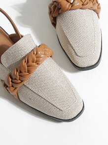 Zapatillas de talón abierto - Gris Claro - Ver 4