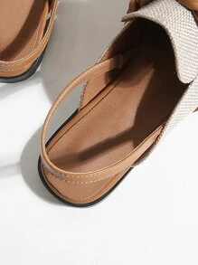 Zapatillas de talón abierto - Gris Claro - Ver 5