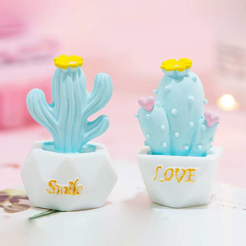 

2pcs Cactus Decorative Object, Multicolor