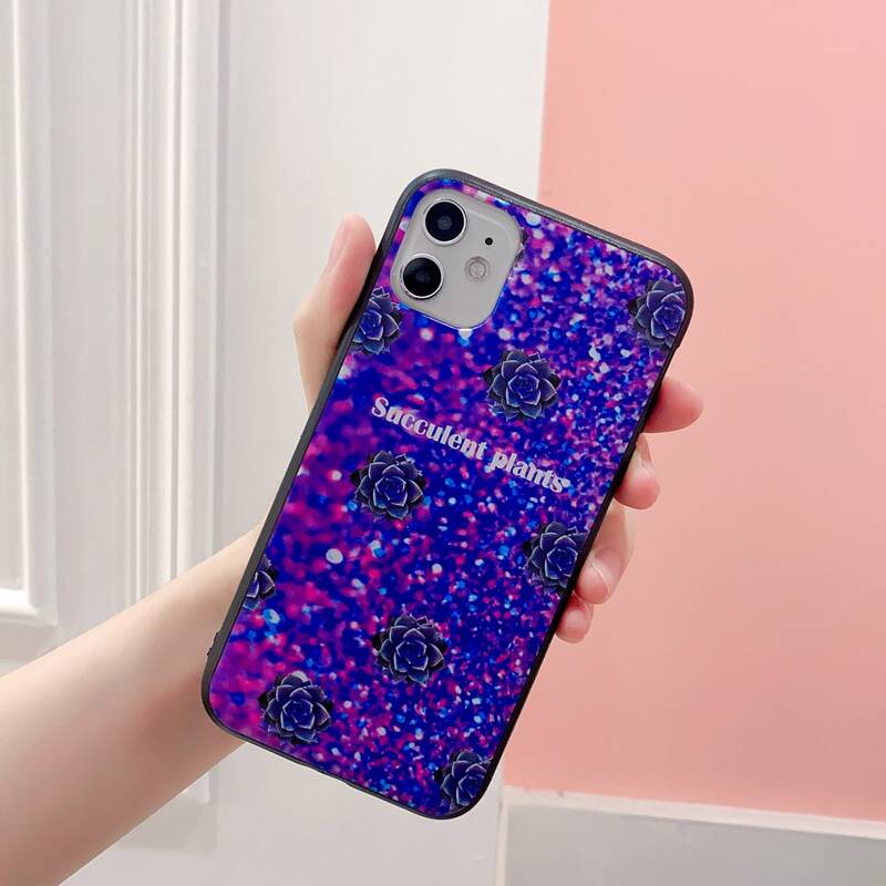

Succulent Plants iPhone Case, Purple