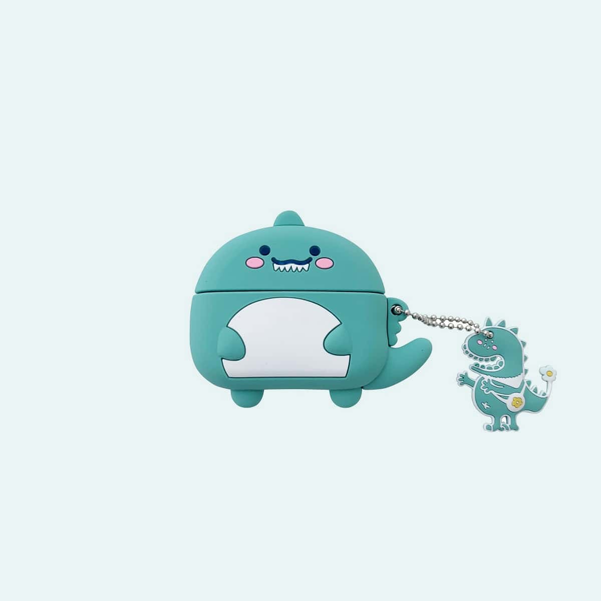 

Cartoon Dinosaur AirPods Case, Green