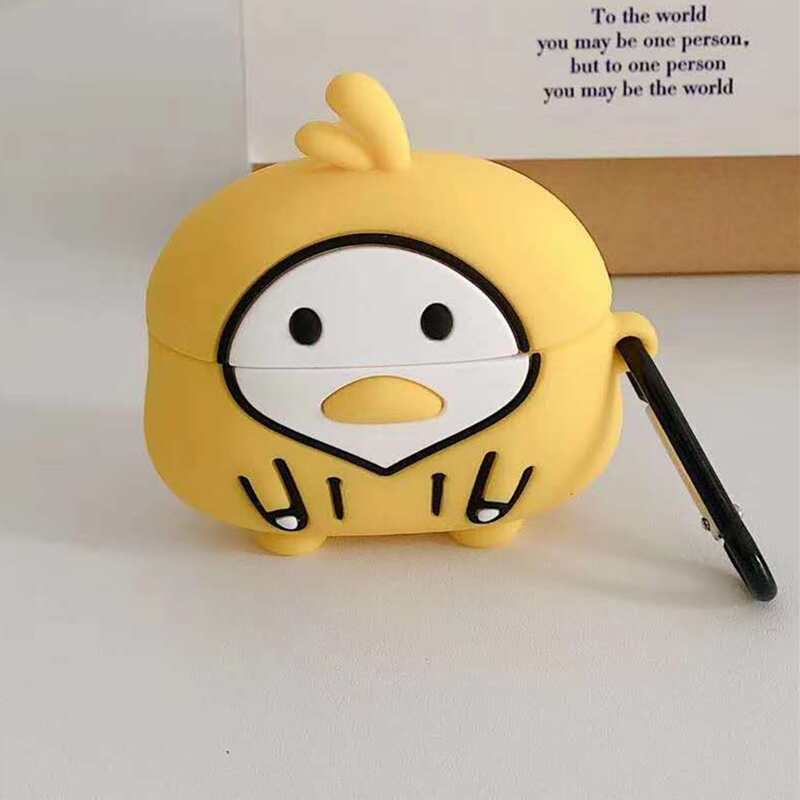 

Cartoon Duck AirPods Case, Yellow