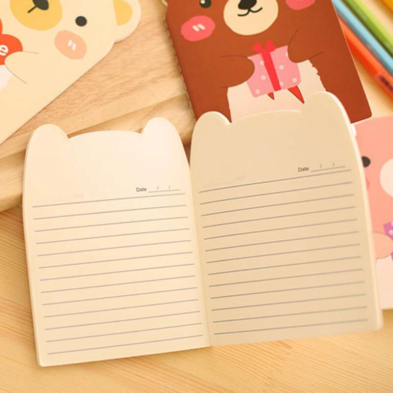 

Random Cartoon Pattern Notebook 1pc, Multicolor