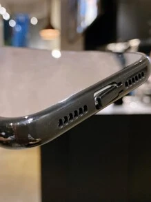 Vỏ gương 1pc tương thích với iPhone - màu đen - Xem 3