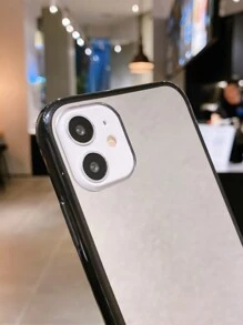 Vỏ gương 1pc tương thích với iPhone - màu đen - Xem 5