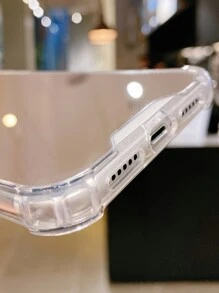 Vỏ gương 1pc tương thích với iPhone - Bạc - Xem 6