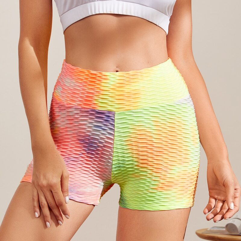 

Tie Dye Print Sports Shorts, Multicolor