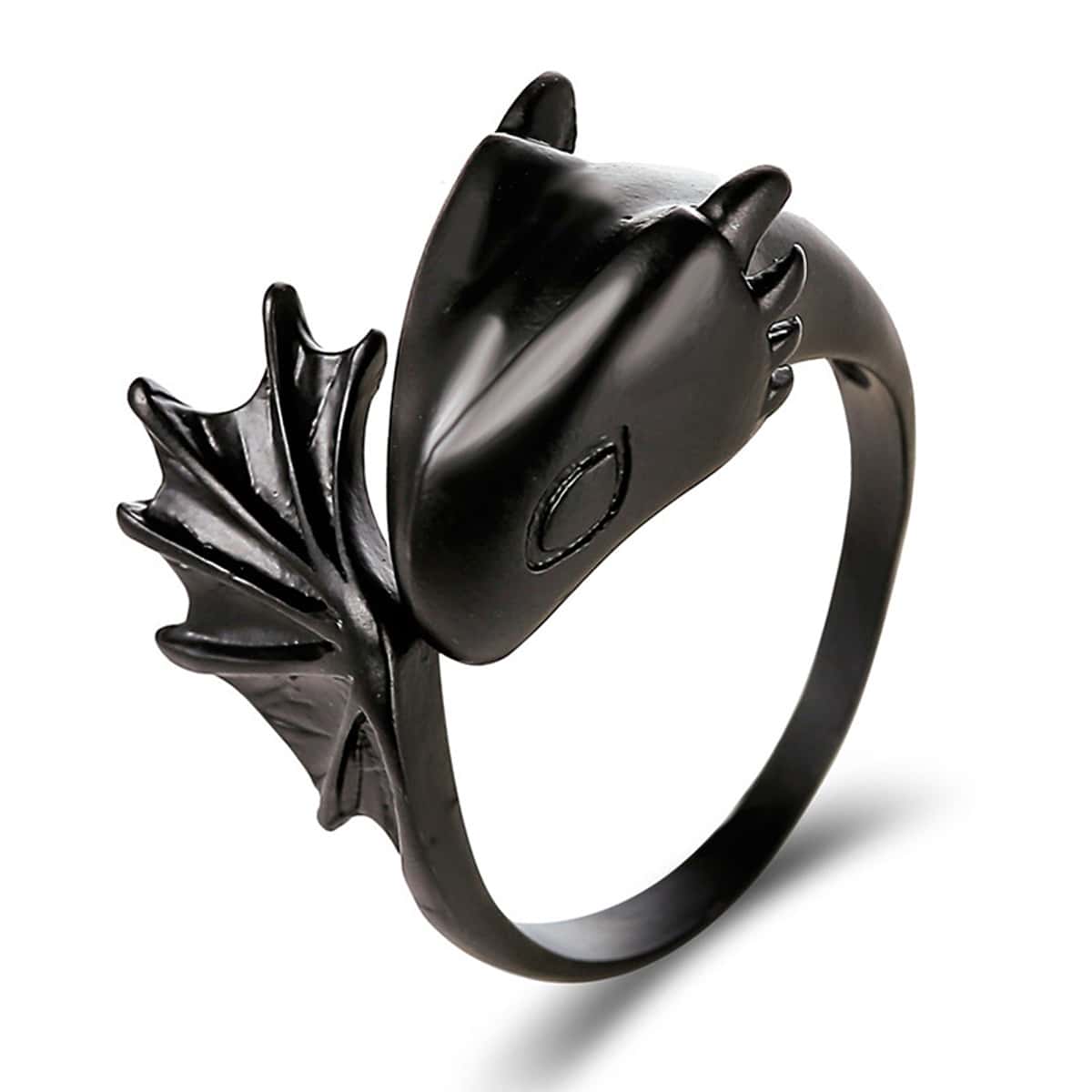 

Guys Dragon Ring, Black