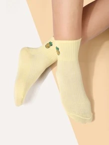 5pairs Fruit Pattern Socks - Multicolor - View 2
