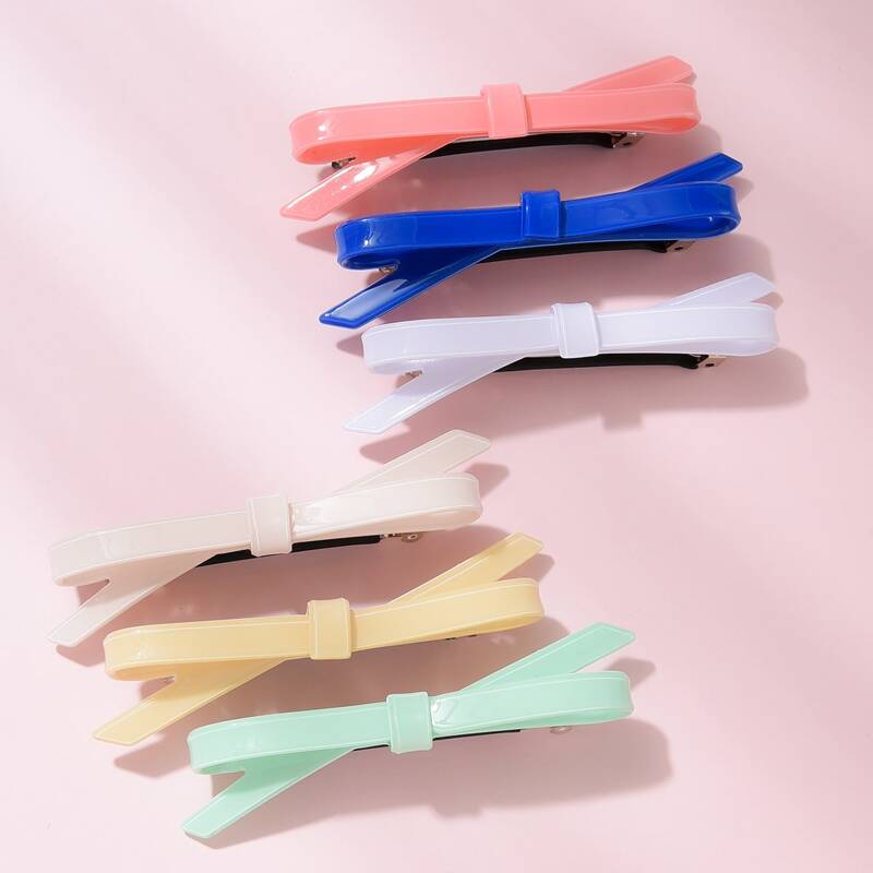 

Random 1pc Bow Hair Clip, Multicolor