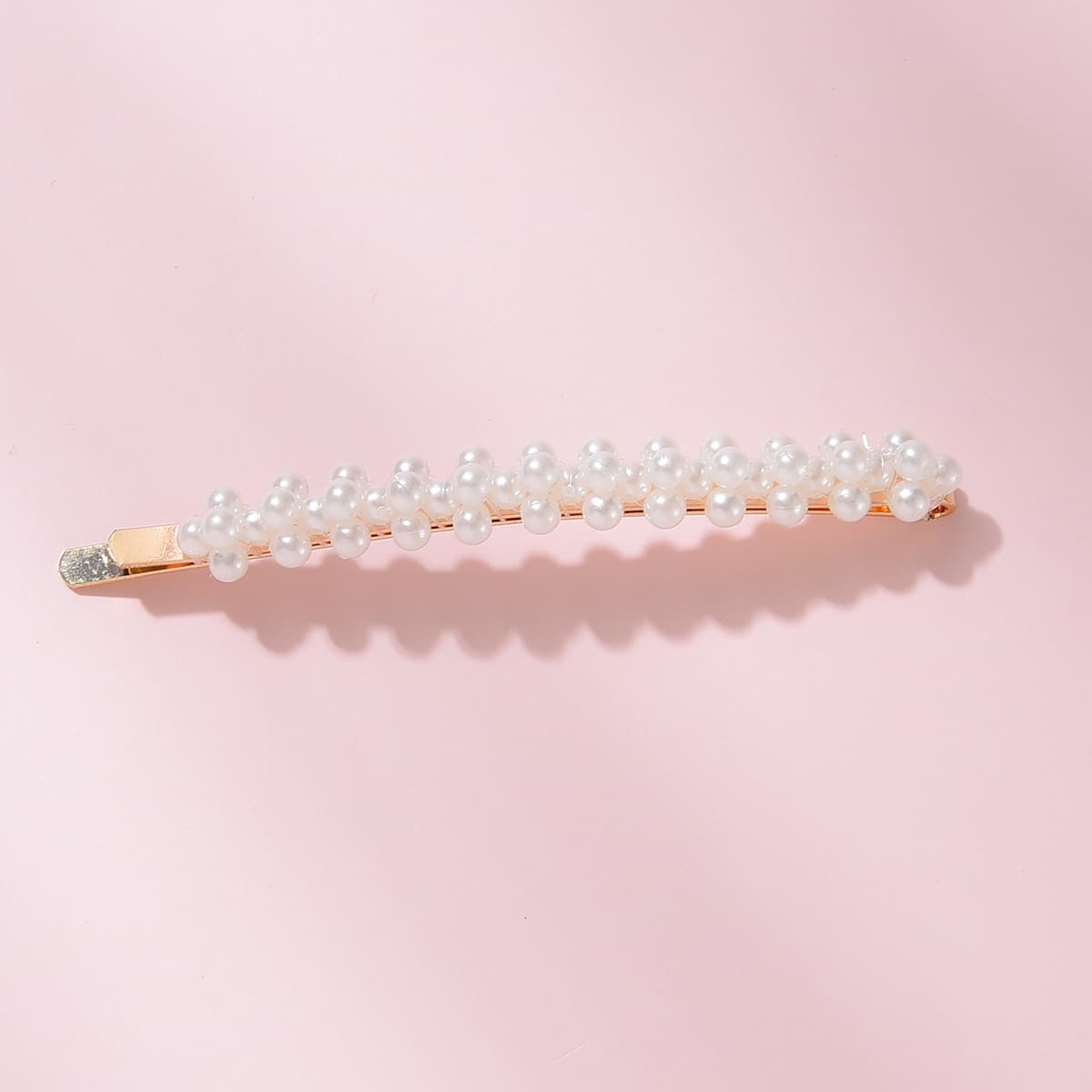 

Faux Pearl Decor Hair Clip, Multicolor