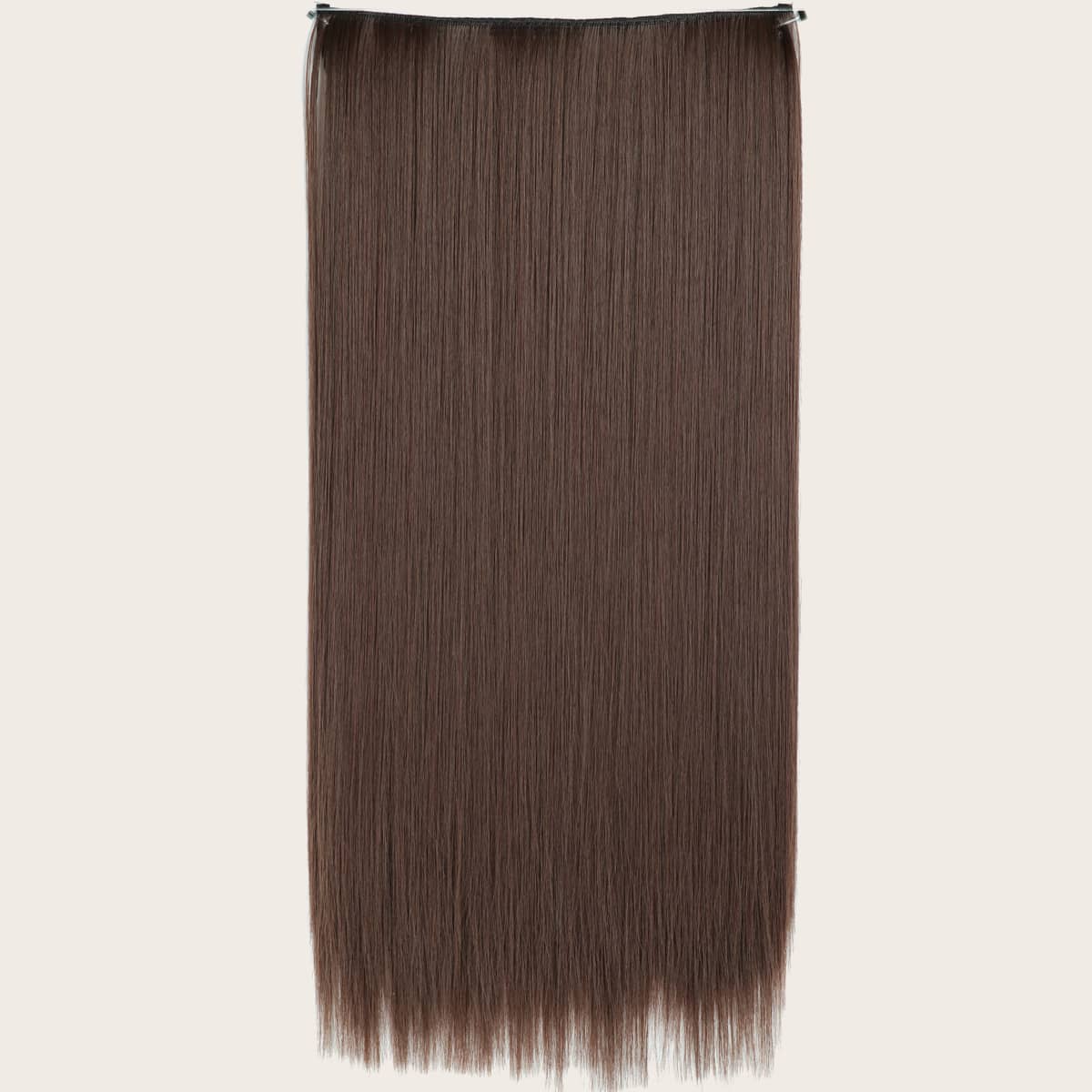 

1pc Long Straight Hairpiece, Brown