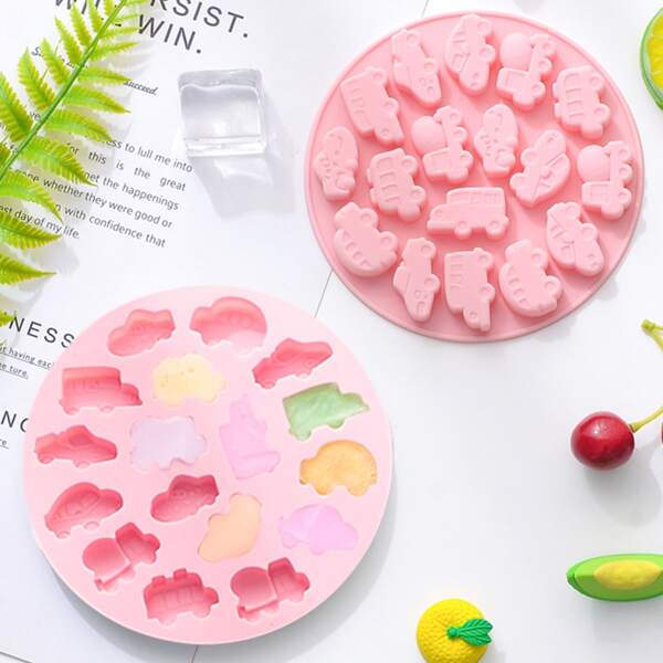 

1pc Kids Car Chocolate Mold, Pink
