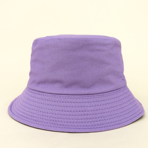 

Kids Simple Reversible Bucket Hat, Purple