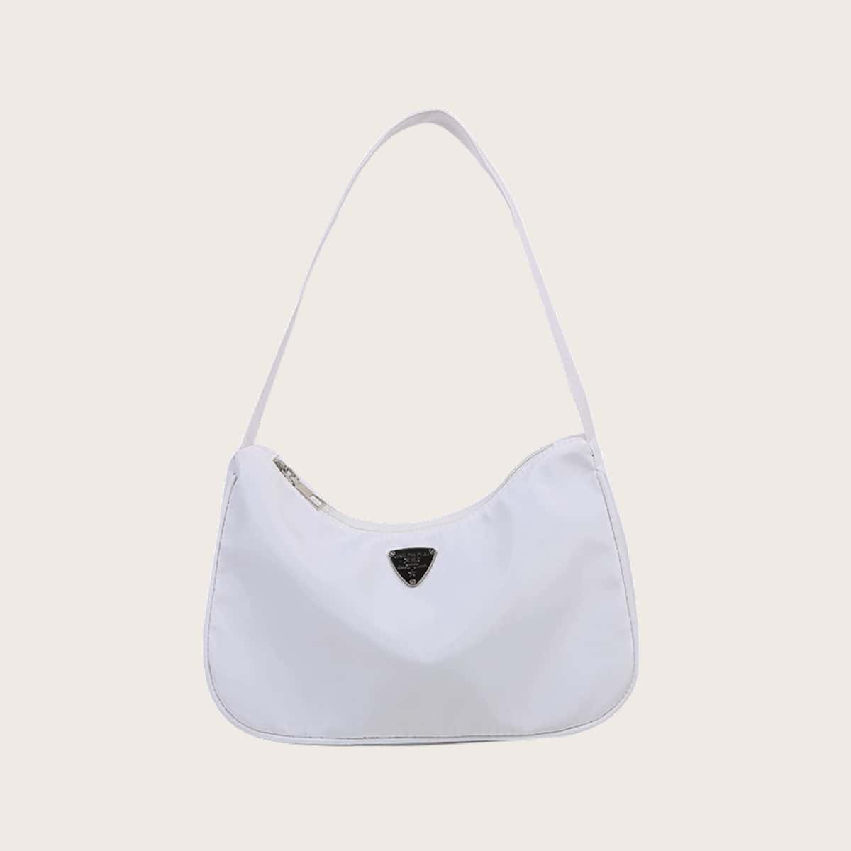 

Minimalist Baguette Bag, White