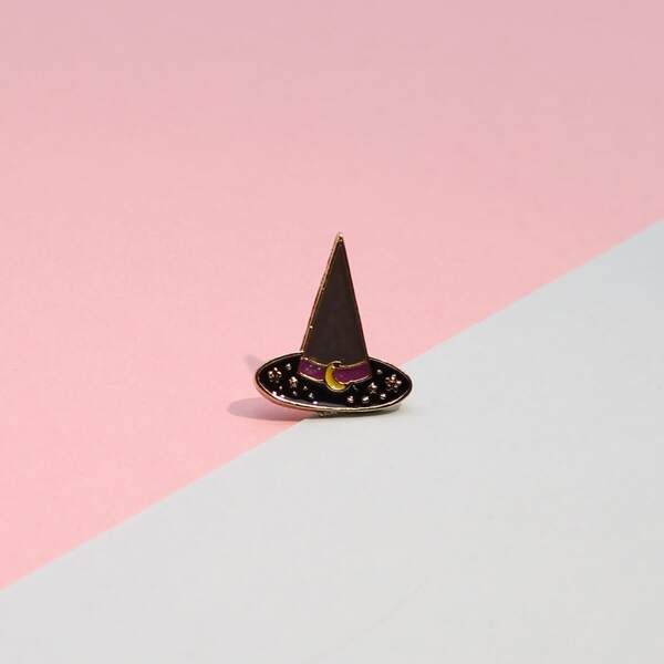 

Kids Halloween Hat Design Brooch, Multicolor