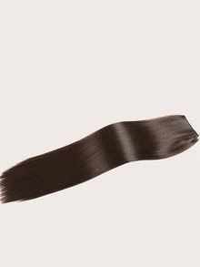 Long Straight Hairpieces - Brown - View 5