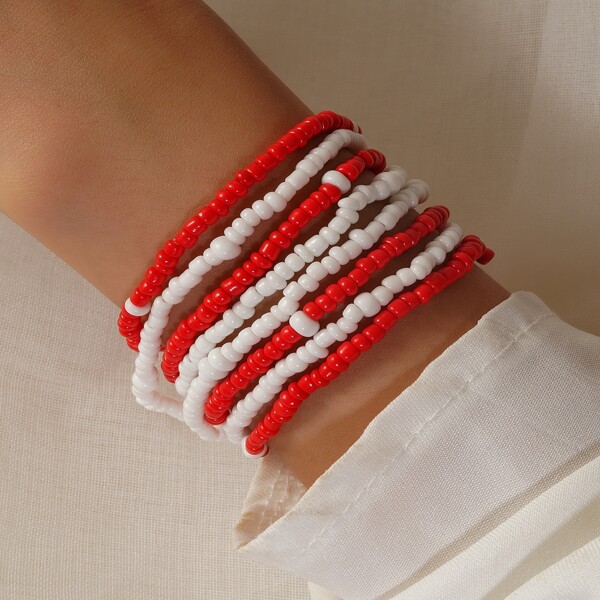 

Beaded Layered Bracelet, Multicolor