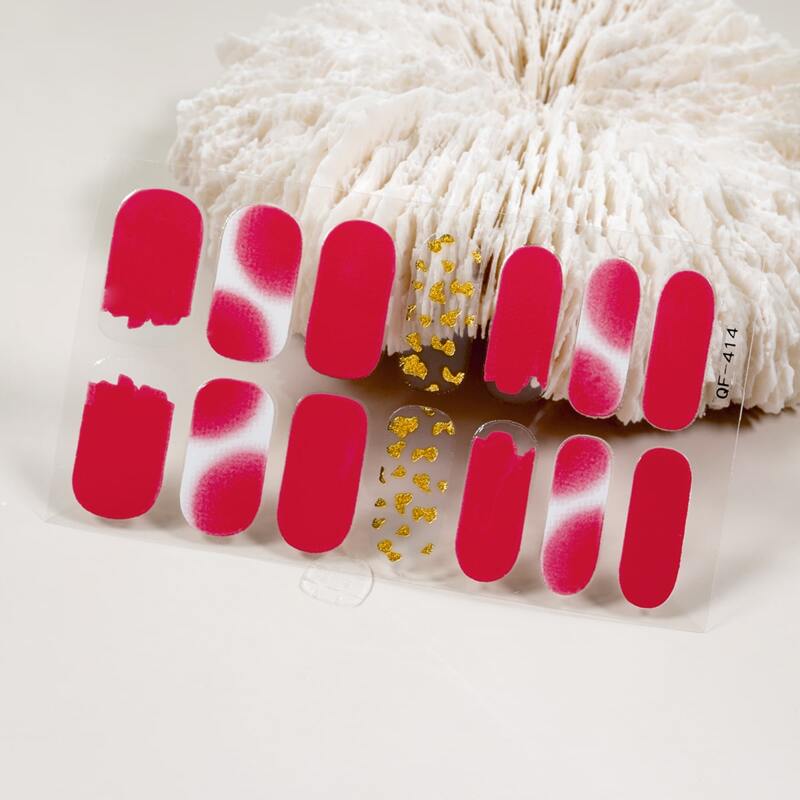 

1sheet Minimalist Nail Sticker, Multicolor