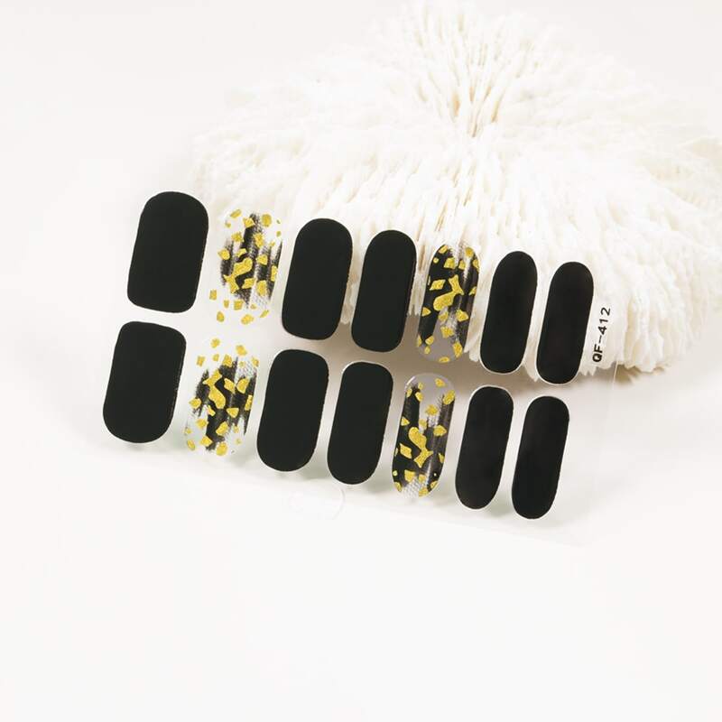 

1sheet Minimalist Nail Sticker, Multicolor