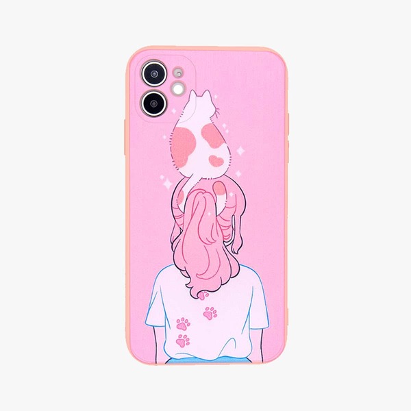 

Чехол для iPhone с мультипликационным рисунком 1шт, Многоцветный